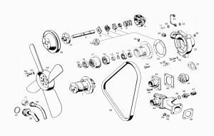 Despiece A013 - Refrigeración del motor