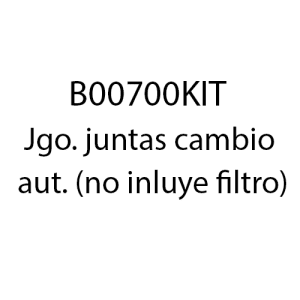 B00700KIT - Jgo. juntas cambio aut. (no inluye filtro)