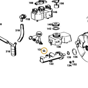 B020002 - Kit de tuberías freno 250SL, 280SL