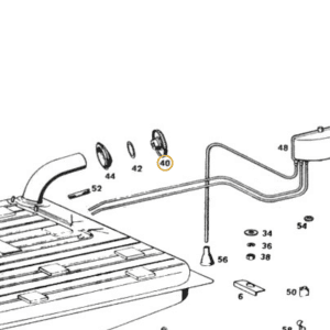 B025040AR - Tapón gasolina plastico con llave usado  0208