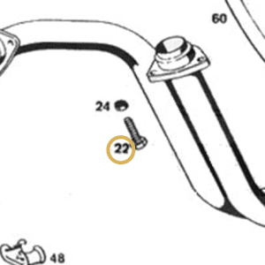 B027022 - Tornillo (monta 6)    0113
