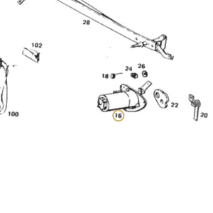 B047016R - Motor limpia-parabrisas usado (comprobar)