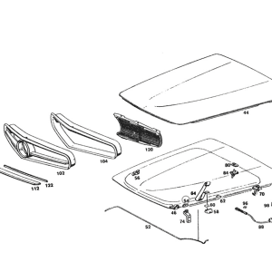 B051054R - Capo, placa soporte izq. (M2) usados