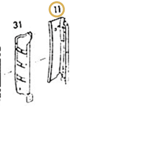 C027011I - Chapa lateral paso rueda exterior   0212