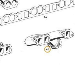 MF025041 - Colector de escape 4-6    0210
