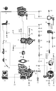 Despiece MA005 Carburación MB 170V W136