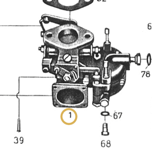 MA005001 - Carburador Solex 30BFLVS de intercambio 0110