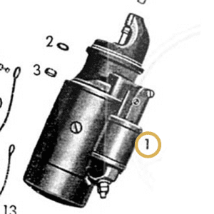 MB009001 - Motor arranque intercambio