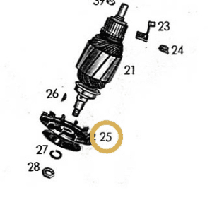 MB009025 - Polea dinámo