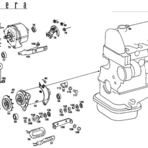 ME017 – Dinamo – Alternador - MB 190D Colas Diesel W110