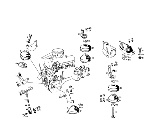 Despiece D022 Anclajes de motor