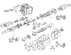 Despiece D028 Caja de cambios