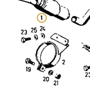 D053001A - Kit completo de escape acero inoxidable.