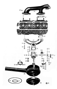 Despiece MB008 – Admisión MB 170D W136