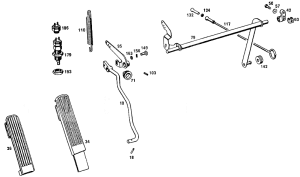 Despiece F009 - Mandos Acelerador MB280SE