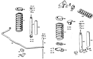 Despiece F010 - Muelles y Amortiguadores MB280SE