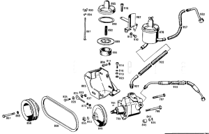 Despiece F027 - Servodirección MB280SE