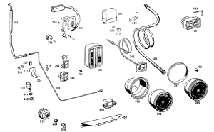 Despiece F033 - Sistema Eléctrico Cuadro MB280SE