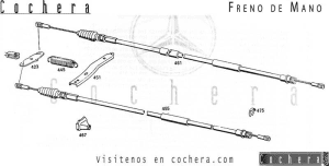 Despiece G034 Freno de mano