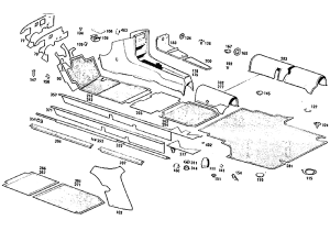 Despiece I051 Revestimiento Interior W114
