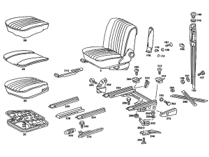 Despiece L077 - Asiento delantero reglajes