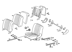 Despiece L078 - Asiento delantero