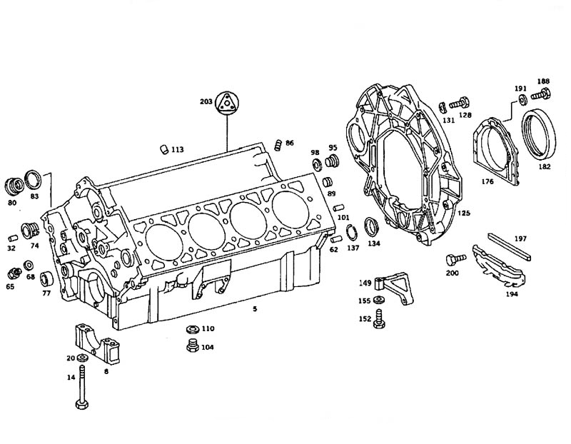 MI003203 - Jgo. juntas bloque motor