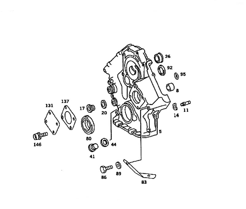 MI006005 - Tapa trasera motor