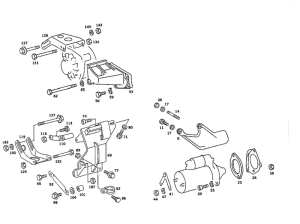 Despiece MJ081 - Motor de arranque. Alternador. Soportes 5.0