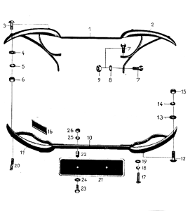 Despiece N032 - Parachoques