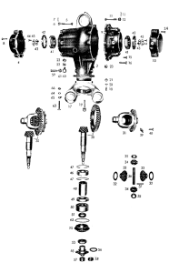 Despiece O014 - Diferencial despiece