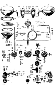Despiece O032 - Faros y pilotos