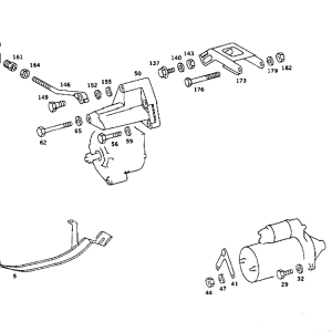 MI057 - Soportes motor. Arranque alternador 3.5