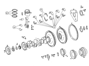 Despiece MP004 - Piezas motor