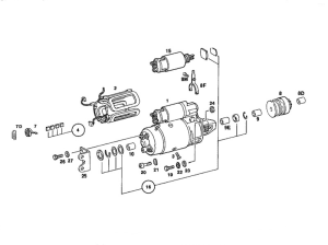 Despiece MP022 - Motor de arranque