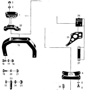 Despiece N001 - Soportes motor